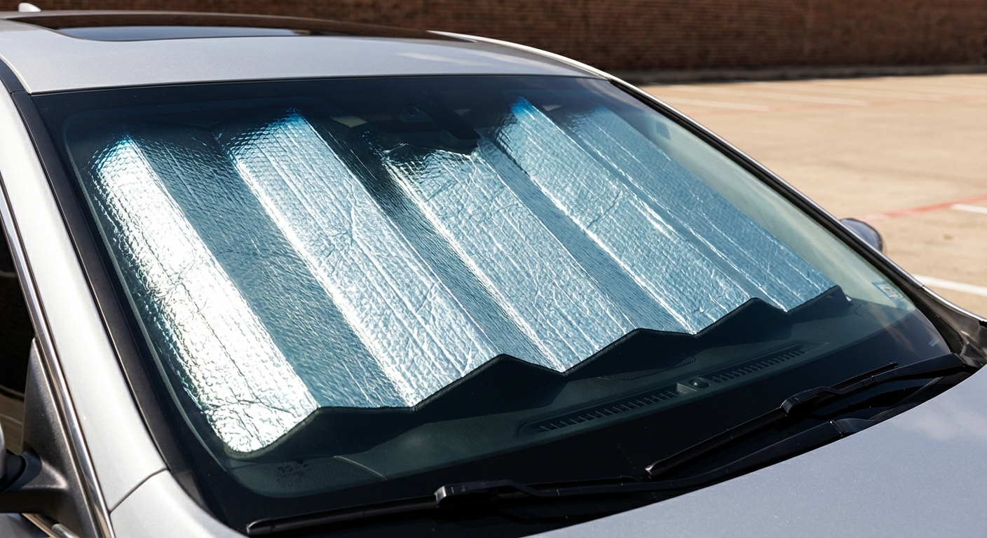 Parasol coche delantero: tipos, como elegir, protección UV y precio