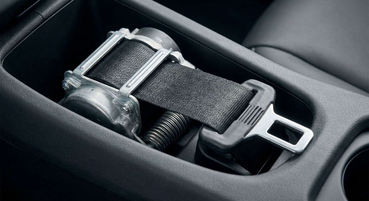 Cinturon de seguridad: tipos, pretensor, normativa, multas y cuando cambiarlo