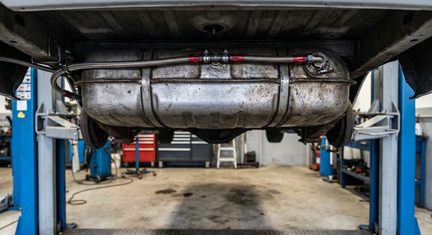 Depósito de combustible: tipos, materiales, capacidad, averías y precio de reparación