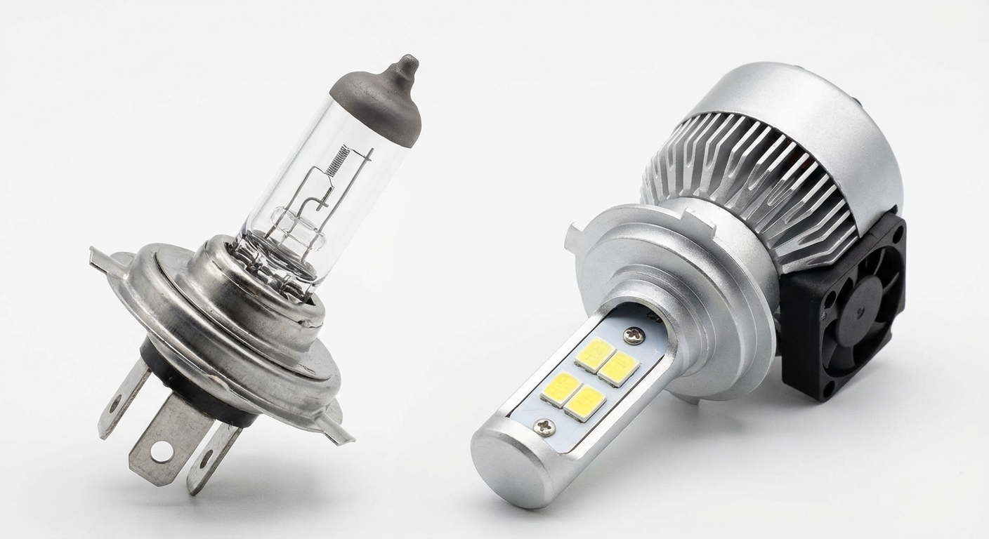 Bombilla H7: tipos, equivalencias, como cambiarla y legalidad LED en ITV