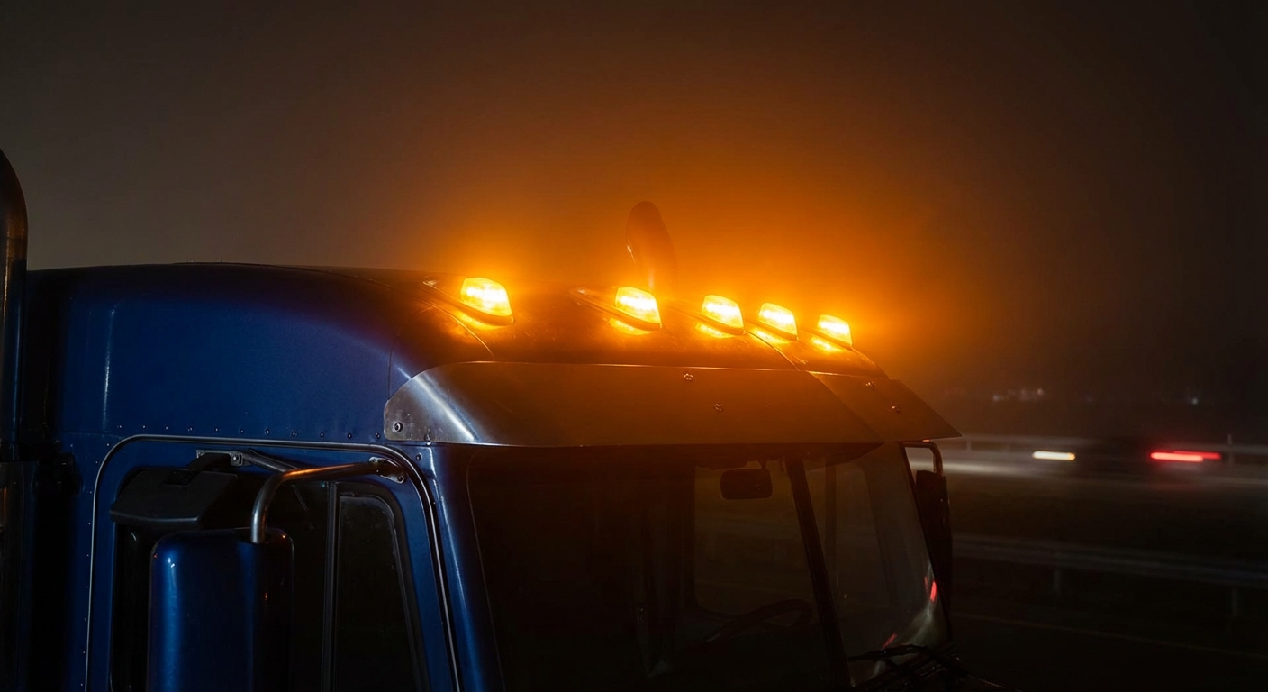 Luces de galibo: que son, normativa, vehículos obligados y multas