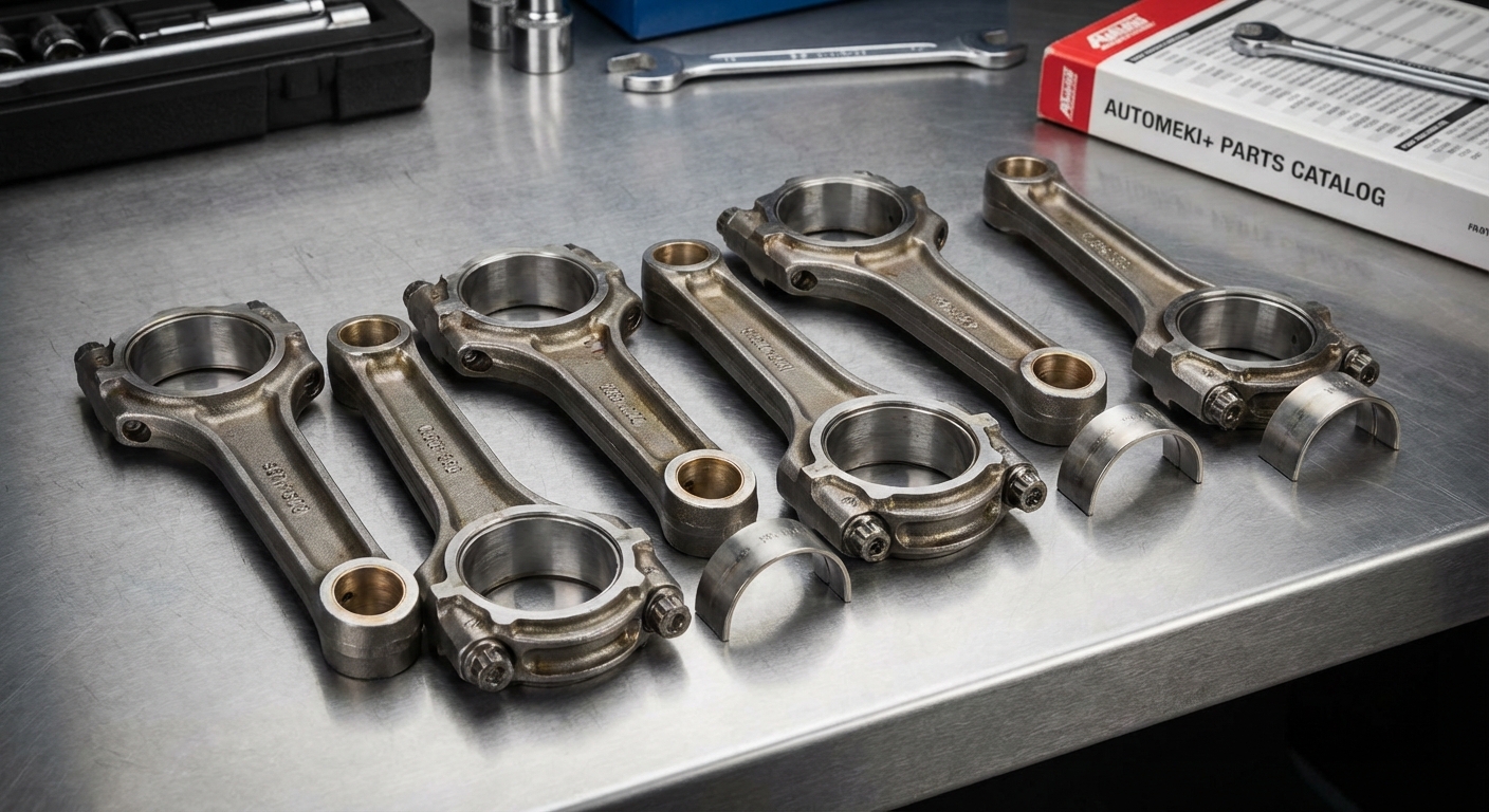 Biela del motor: que es, función, tipos y síntomas de avería