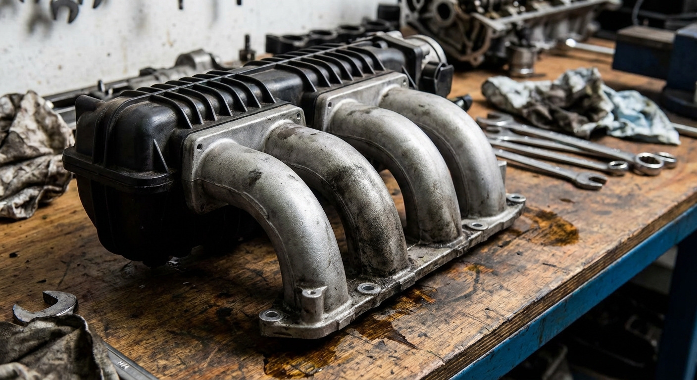 Colector de admisión: que es, función, tipos y problemas de carbonilla