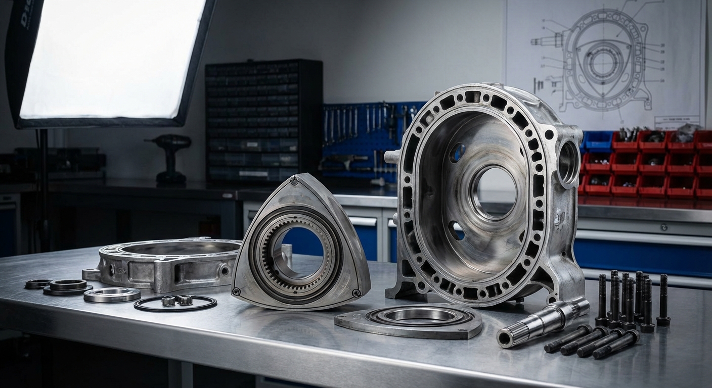 Motor Wankel (rotativo): como funciona, historia, ventajas y por que no triunfo