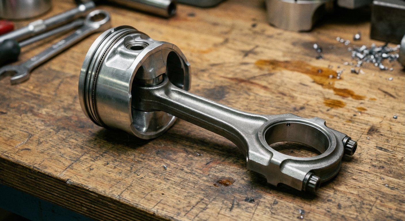 Pistón del motor: que es, como funciona, tipos y averías