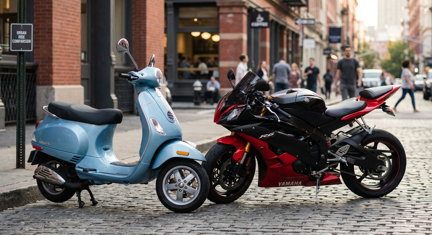 Ciclomotor y motocicleta: diferencias legales, permisos, velocidad y seguro