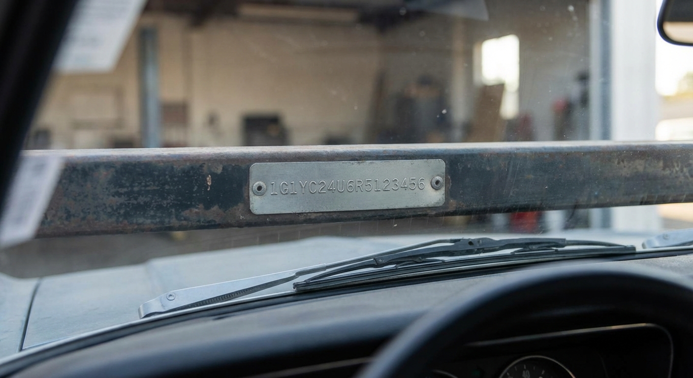 Número de bastidor (VIN): que es, donde encontrarlo y como leer cada digito