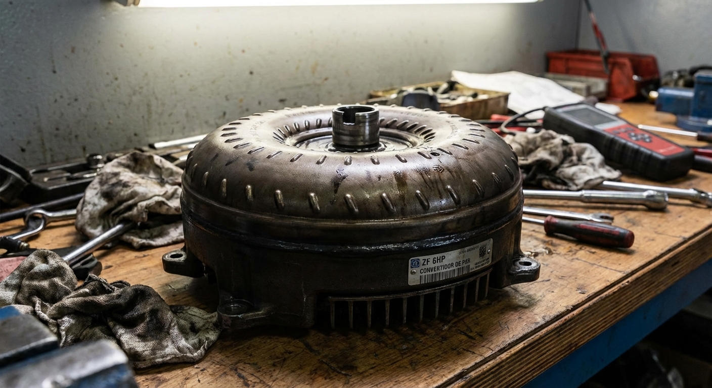 Convertidor de par: que es, como funciona, síntomas de fallo y precio