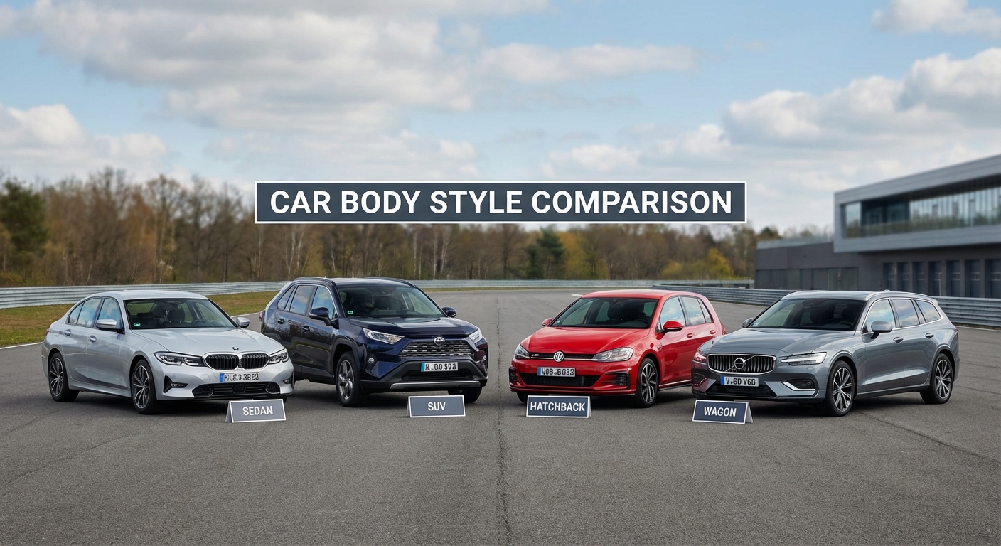 Tipos de coches: guía completa con todas las carrocerias y sus diferencias